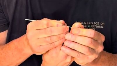 Intense hand massage using acupressure tools and Thai massage tools to increase pressure. Spencer 2
