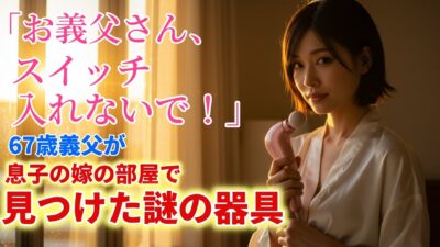 「お義父さん、スイッチ入れないで！」67歳義父が息子の嫁の部屋で見つけた謎の器具【シニア恋愛】