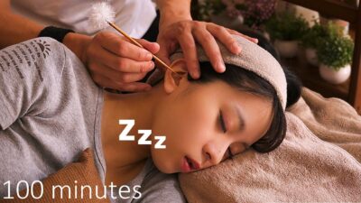 ASMR😪100分間の睡眠導入 | 耳かき・マッサージ・スクラッチで深い眠りへ