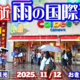 ◤沖縄旅行◢ 賑わう国際通りを雨さんぽ♯1093 おきなわさんぽTyphoon No. 26 approaches, walking along Kokusai Street in the rain.