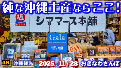 ◤沖縄旅行☂雨天OK◢ 純な沖縄土産はここがオススメ♯1102 おきなわさんぽ Buy genuine Okinawan souvenirs here.