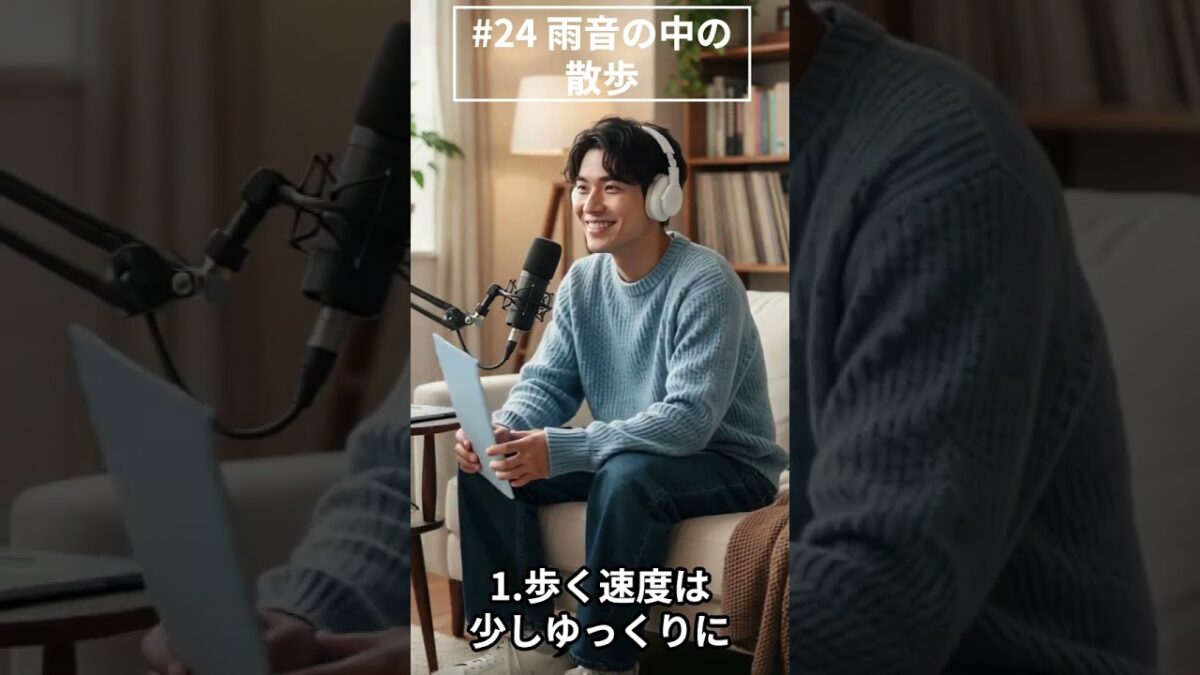 【癒しの物語】#24 雨音の中の散歩