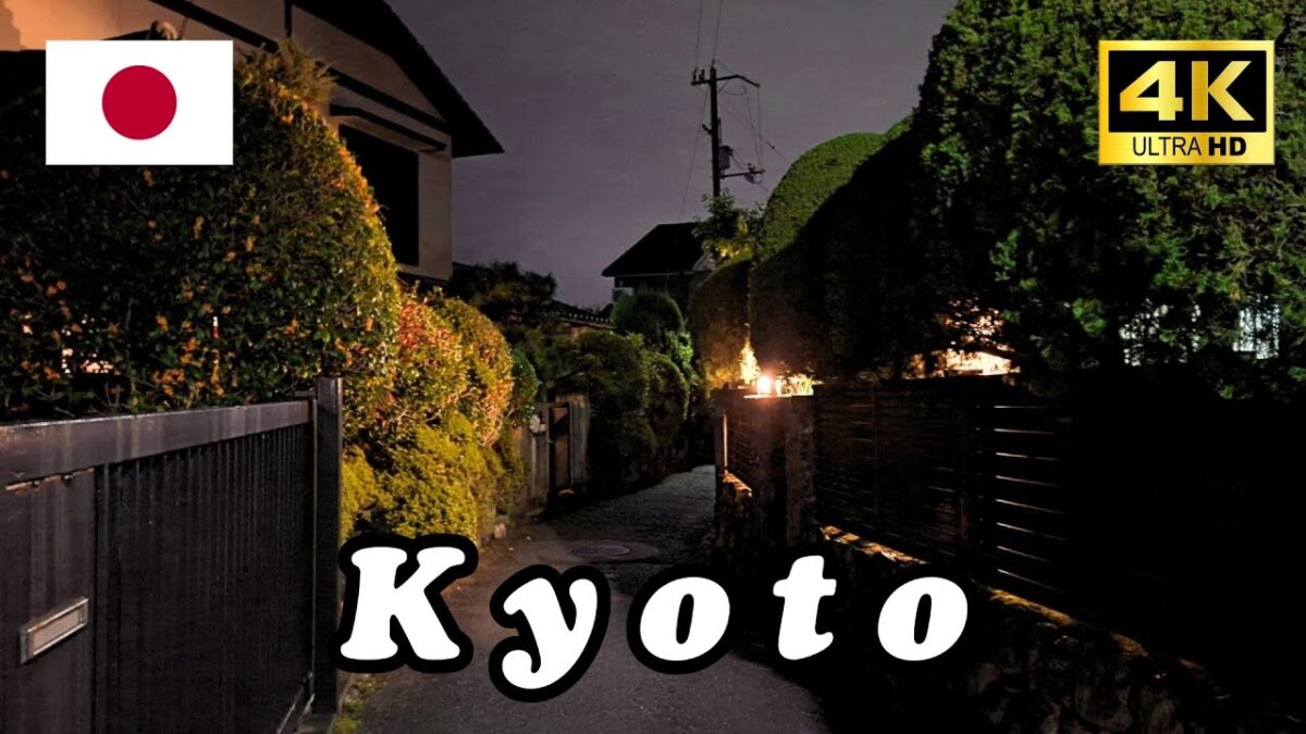 【4K】漫步京都夜晚街頭｜體驗古都獨有的靜謐氛圍