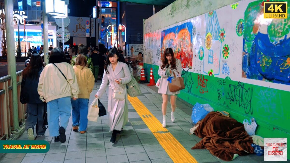 4K HDR Japan travel 2025 | Walk in Shinjuku（新宿）Tokyo Japan |Relaxing Natural City ambience