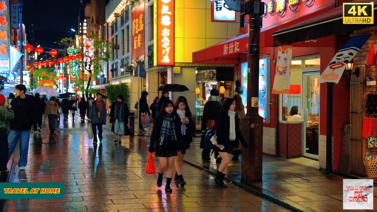 4K HDR Japan travel 2025 |  Walk in Yokohama Chinatown （横浜中華街）Tokyo Japan |Relaxing Natural Ambience