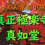 真正極楽寺 真如堂【るっくん京都小旅行 4K 社寺史跡 徹底探索 Vol.1003】