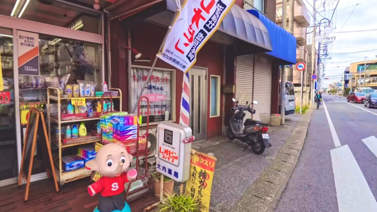 【4K Walk】Chiba Anagawa 千葉 穴川 Retro shopping streets, Rural Japan walking tour, Winter 2025 4k60H