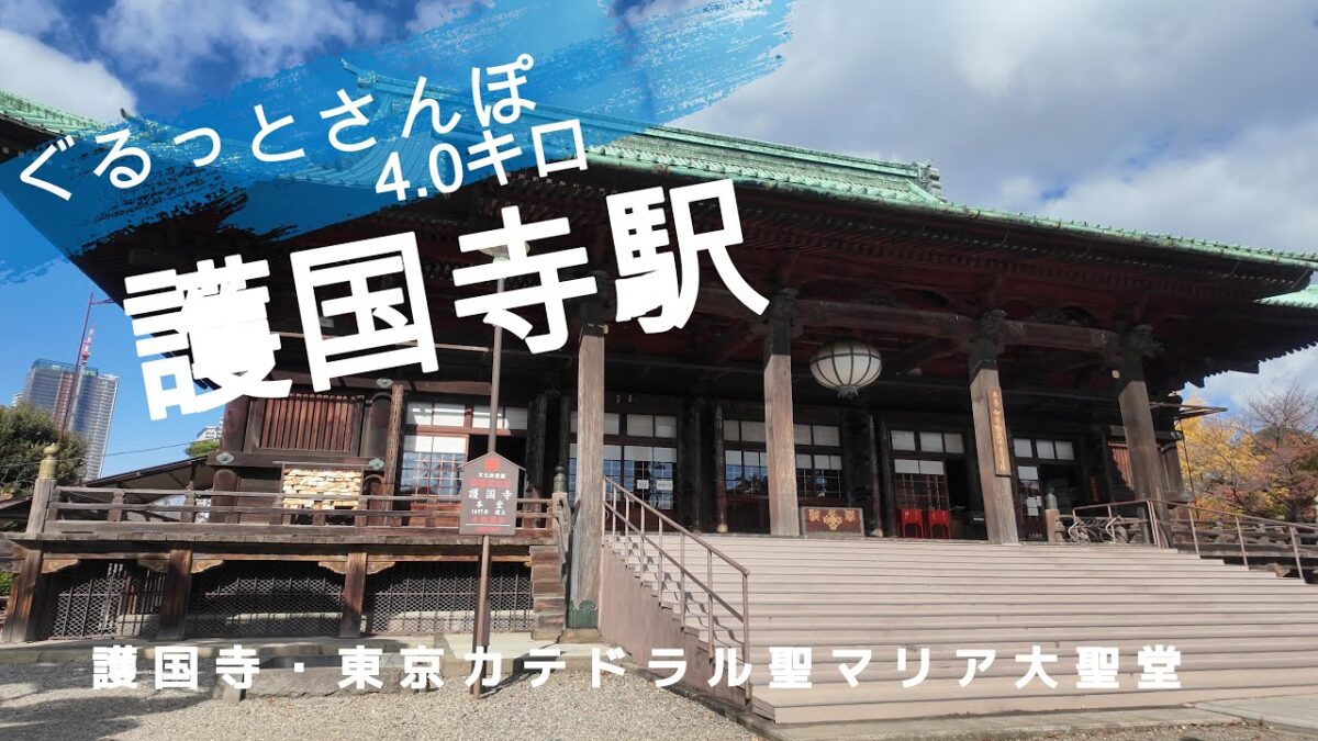 護国寺さんぽ　東京観光（駅半径500m散歩） 【お金がかからない趣味】