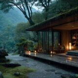 8-Hour Pure Rain for Deep Sleep 🌧️ Japanese Ryokan Ambience (No Thunder, Ultra Calm) 4K