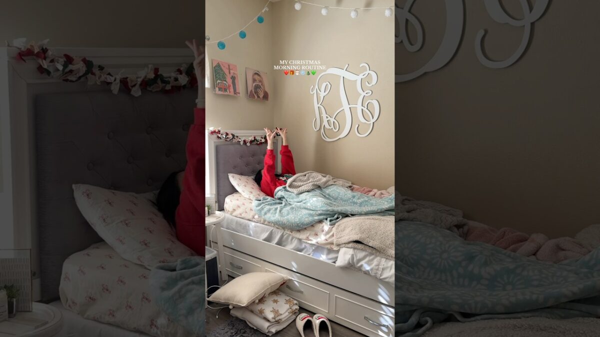 A VERY MERRY MORNING ROUTINE🎁☀️ #christmasmorning