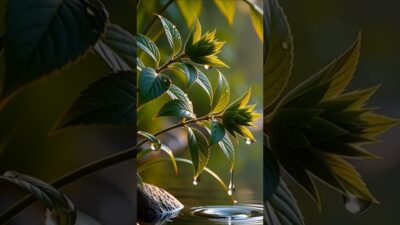 ASMR Jungle Dawn Trek: Vines, Dew & Golden Rays (4K Relax) #asmrvideo #viralshorts #nature