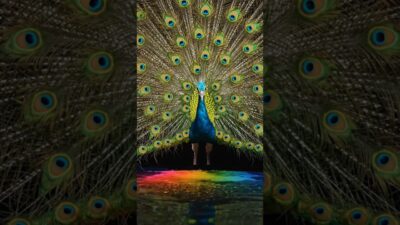 Dancing Peacock #shorts #asmr