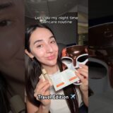 Doing My Nighttime Skincare Routine on a Plane 😳✈️