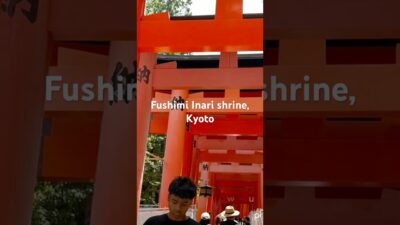 Fushimi Inari Shrine Kyoto ⛩️ 1,000 Torii Gates Walk #shorts