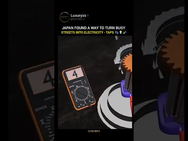 Japan Is Generating Electricity While People Walk 😲⚡ | Future Technology 2025#JapanTechnology#Future