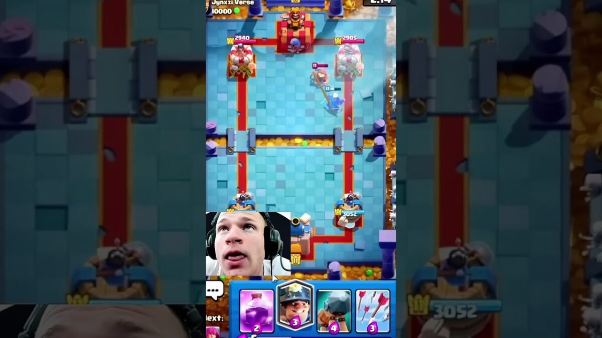 Part 3 | Jynxzi Can Only Pick What’s In The Middle😳😱#jynxzi #clashroyale #bowlervibes