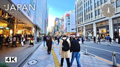 Shinjuku Weekend Walk through Calm City Streets | Japan Walking Tour【4K | 60fps】