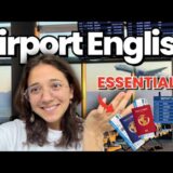 Slow English Podcast | Airport ESSENTIALS for traveling ✈️