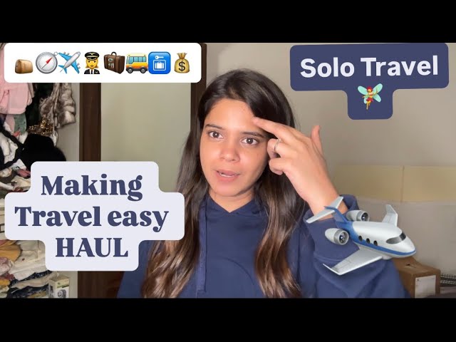 Solo Trip Announcement + Travel Essentials Haul 🧳 | Meesho, Amazon, Myntra Finds