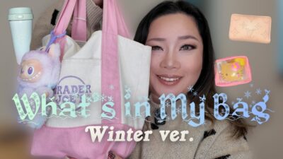 What’s in my bag🛍️ – 冬の乾燥対策編☃️ – おでぶ社会不適合女は普段何持ち歩いてるの？って話