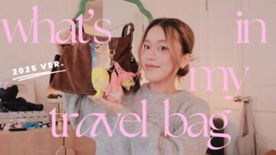 What’s in my travel bag｜整年搭22趟飛機都只背這個包！好裝到旅行沒它會不安☁️