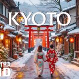 Winter in Kyoto, Japan 4K ❄️ Discover Snowy Temples, Silent Gardens & Peaceful Winter Streets