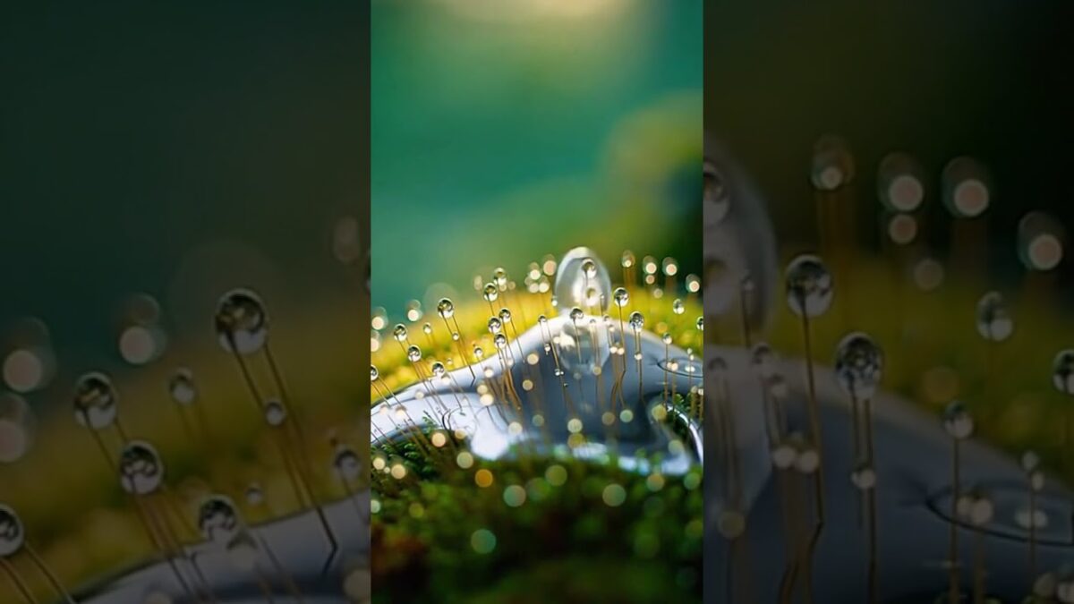 You can’t unsee this surreal nature ASMR 🌿✨