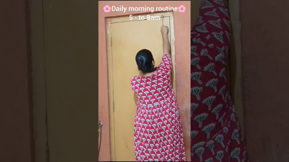 morning routine 5to8am🌺🌸 #minivlog #cookingvideo #routine #youtubeshorts