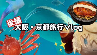【音量注意⚠️】大阪・京都旅行《後編》