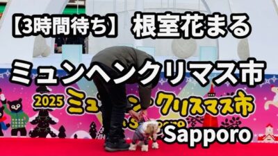 【北海道旅行】根室花まる寿司の大人気行列とクリスマスミュンヘン市