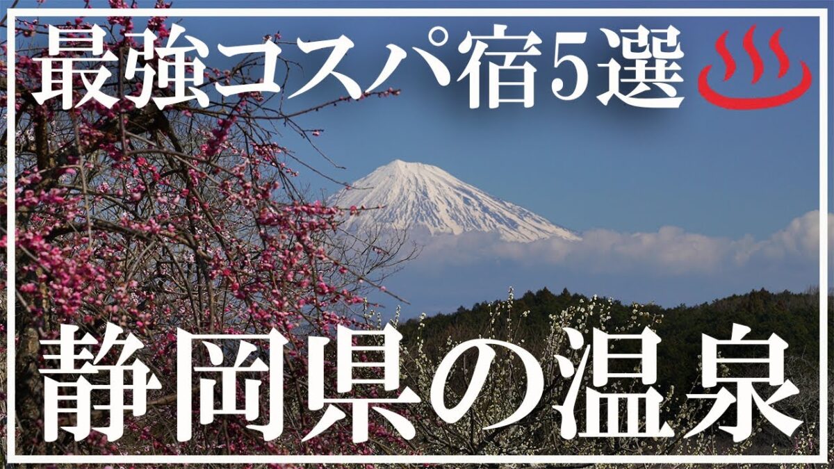 【静岡県の温泉】最強コスパ宿５選 一泊二食一万円前後 一人旅可