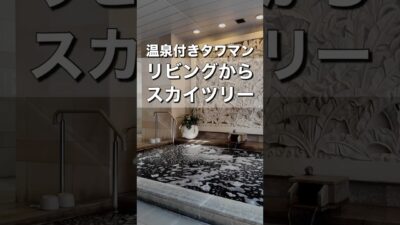 【温泉付きタワマン】スカイツリー＆花火大会がリビングから望めるお部屋紹介｜ロイヤルパークスタワー南千住 #お部屋さがし  #ルームツアー #タワマン