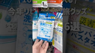 次の旅行のために保存しておいてね🙌#海外旅行#旅行グッズ#パッキング#ダイソー#セリア
