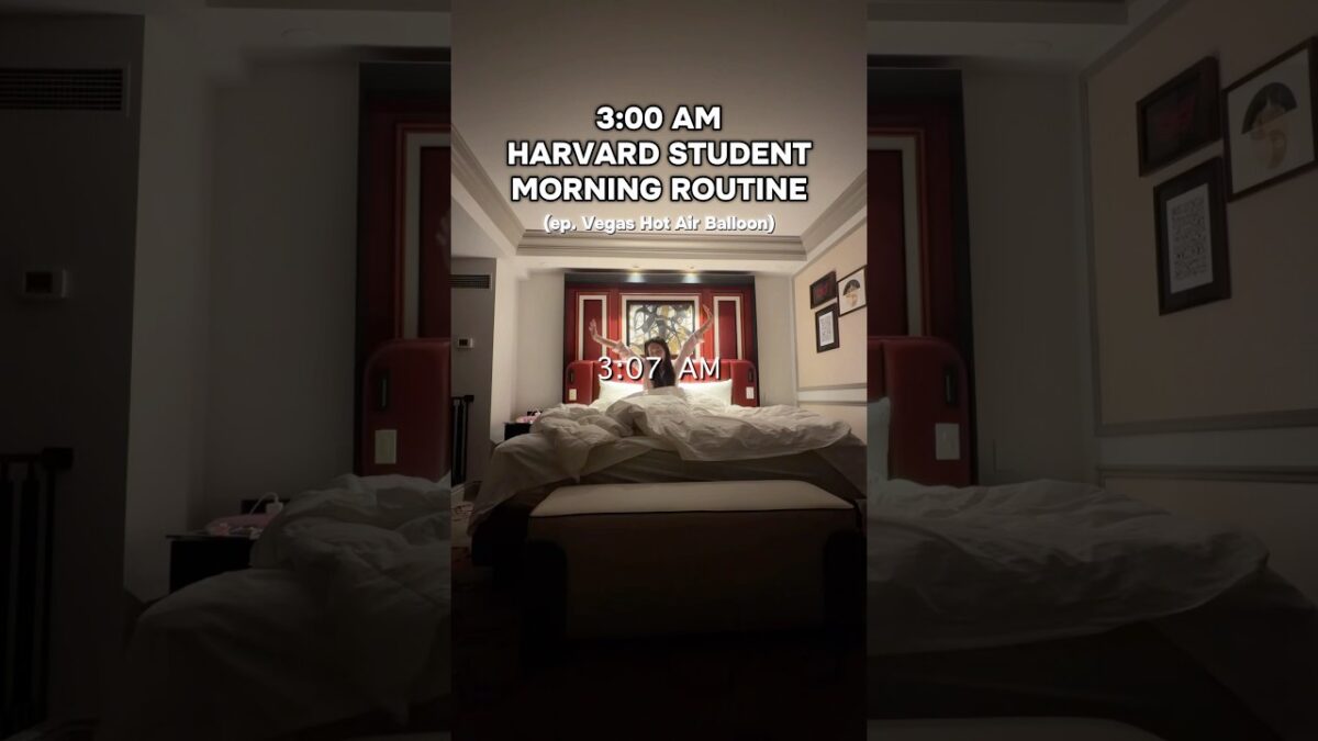 3AM HARVARD STUDENT MORNING ROUTINE 🎈🌅