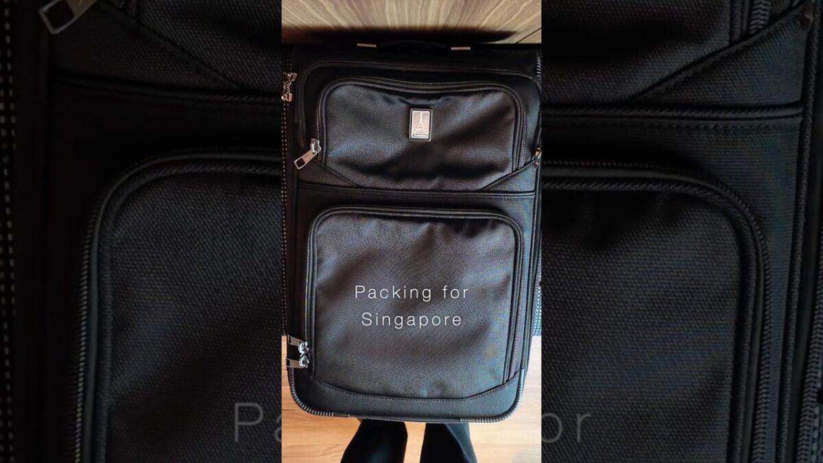 4泊5日シンガポール旅行✈︎預け手荷物パッキング🇸🇬