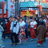 4K HDR Japan travel 2026 | New Year’s Day Walk in Asakusa Tokyo | Relaxing Natural City ambience