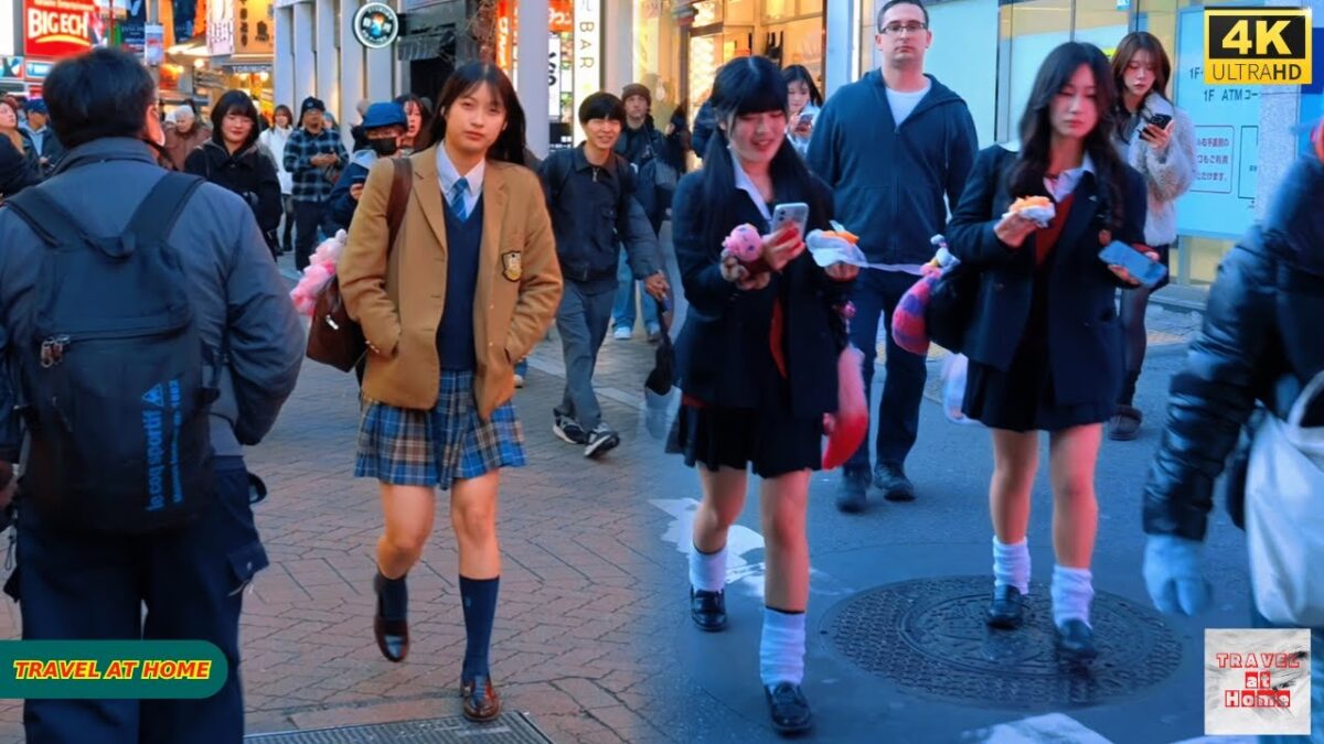 4K HDR Japan travel 2026 | Walk in Shibuya (渋谷) Tokyo Japan | Relaxing Natural City ambience