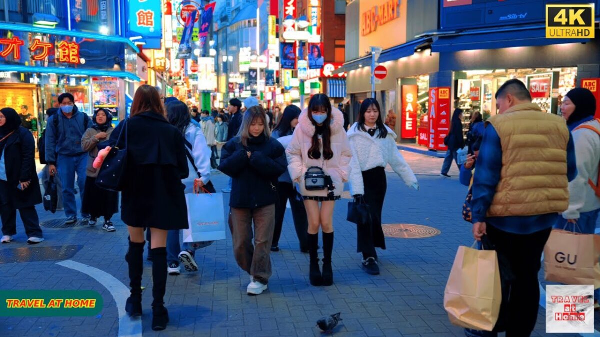 4K HDR Japan travel 2026 | Walk in Shibuya (渋谷) Tokyo Japan | Relaxing Natural City ambience