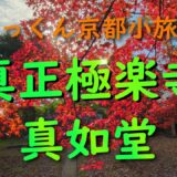 真正極楽寺 真如堂【るっくん京都小旅行 4K 社寺史跡 徹底探索 Vol.1024】