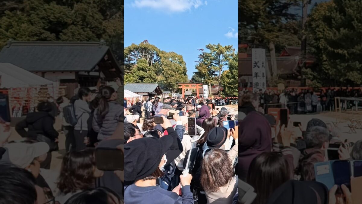 【4K】2026年1月16日（金）静寂と歓声が交錯する瞬間…外国人も息を呑んだ京都・上賀茂神社の神事