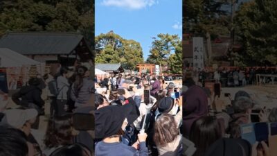 【4K】2026年1月16日（金）静寂と歓声が交錯する瞬間…外国人も息を呑んだ京都・上賀茂神社の神事