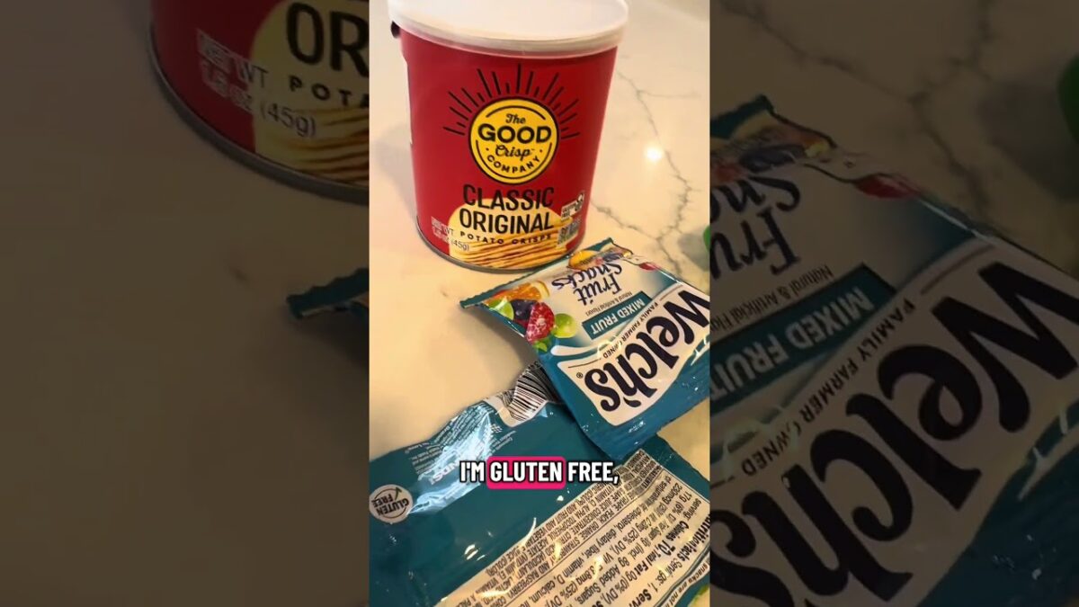 7 Travel Accessories in 7 Days – Day 7 ✈️Snacks for gluten-free travel days #TravelTips #glutenfree