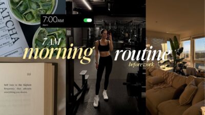 7AM Winter Morning Routine🎧 | journaling, workout, high protein breakfast ideas