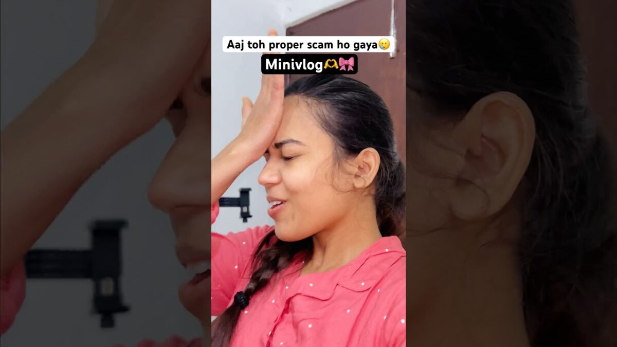 Aaj toh proper scam ho gaya🥲 #shorts #minivlog #scam #delivery #morning #routine #shortvideo