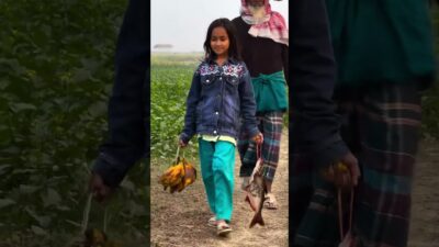 Beautiful Village Morning Routine | Buying Fresh Fish & Bananas