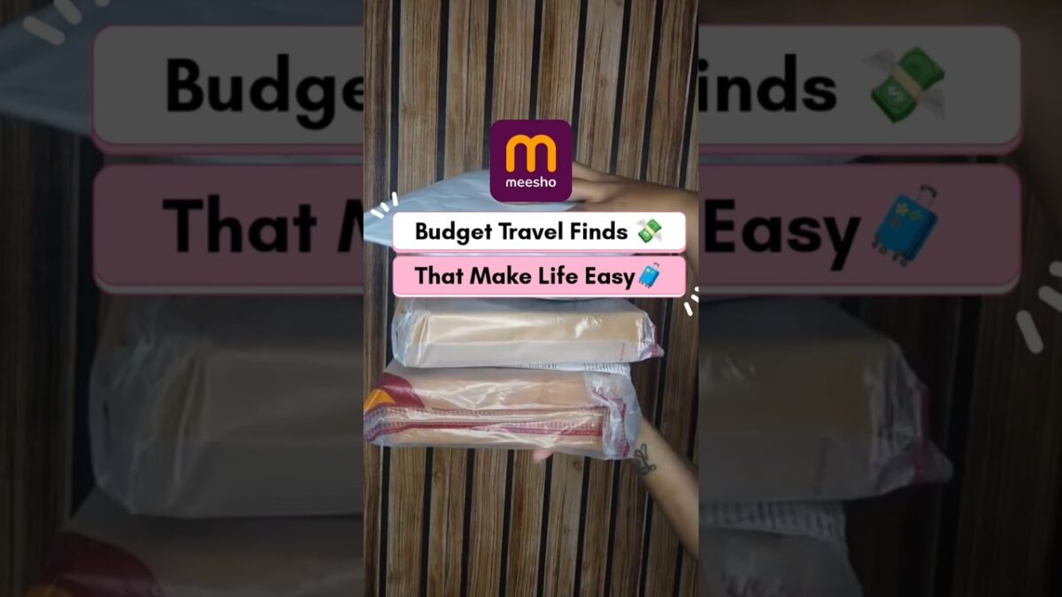Best Budget Travel Finds on Meesho #meesho #travel #shorts