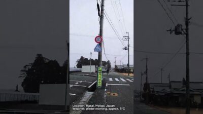 Cold Winter Morning Walk in Kasai, Japan | Real Life Street View (1°C)
