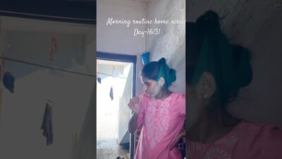 Day-16/31 morning routine home series #shorts #mymorningroutine #dailyshorts #minivlog
