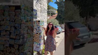 Hardest task on a trip 😅 #travelproblems #travelmemes #funnyshorts #fridgemagnets #travelshorts