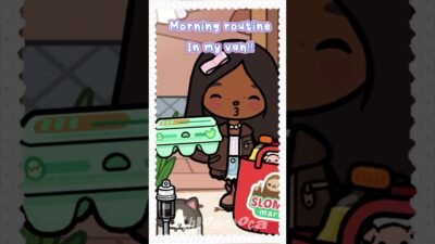 Morning routine in my van! #tocaboca
